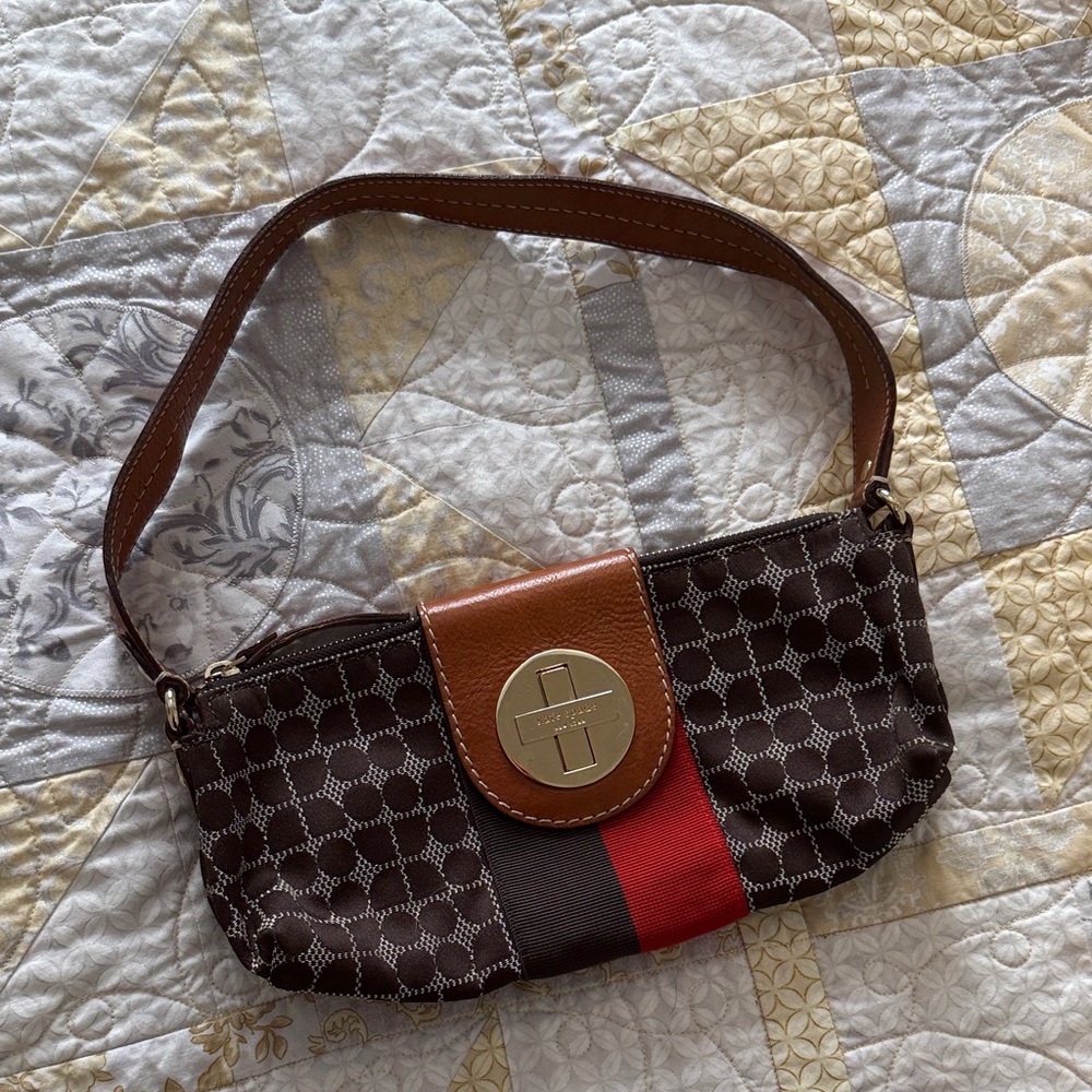 Kate Spade Shoulder Bag- Y2K red and brown